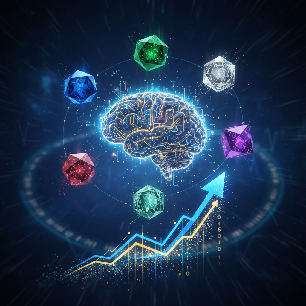 Visual representation of The AI Revolution's Crown Jewels: 5 Must-Own Stocks That Will Define the Next Decade